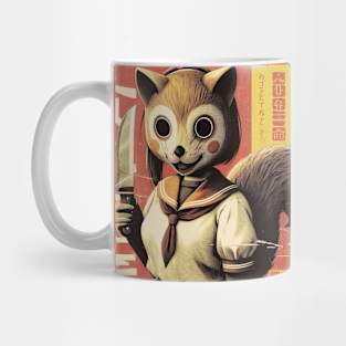 Masked Killer Squirrel Vintage Mug